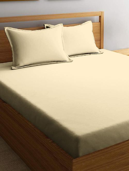 yellow cotton bedsheet - 17872480 - Very Small Image - 1