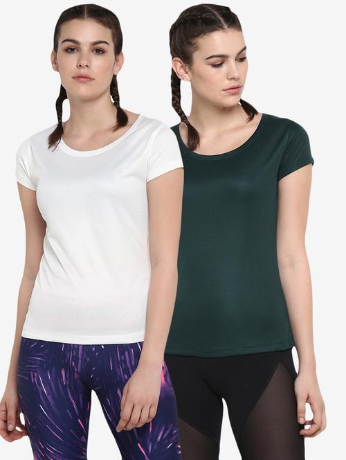 set of 2 round neck solid tee  - 17873062 - Very Small Image - 1