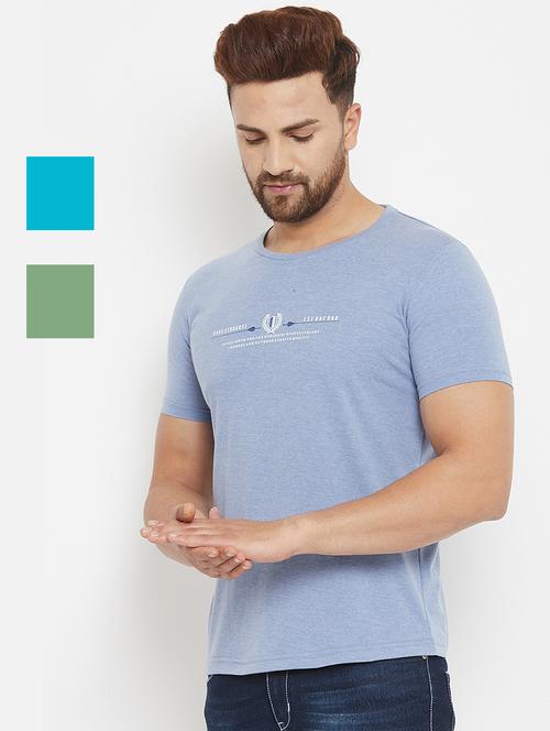 multi colored chest print t-shirt - 17873157 - Very Small Image - 1