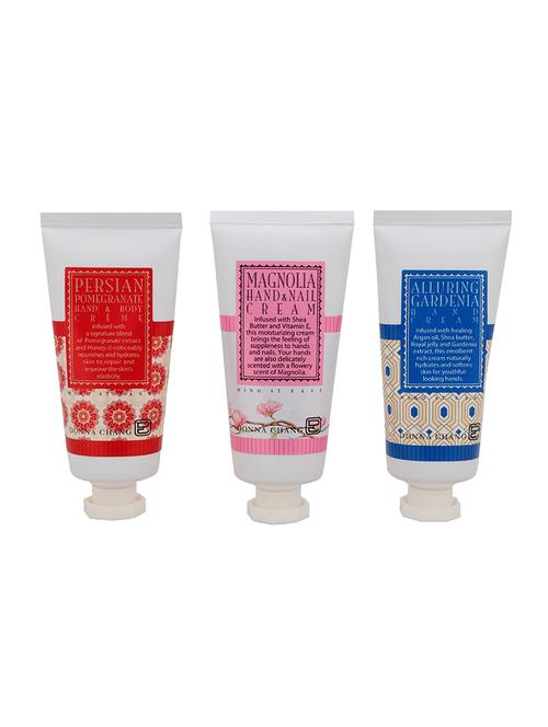 donna chang trio gift set of hand & nail cream (rose, magnolia & allurin - 17873827 - Very Small Image - 1