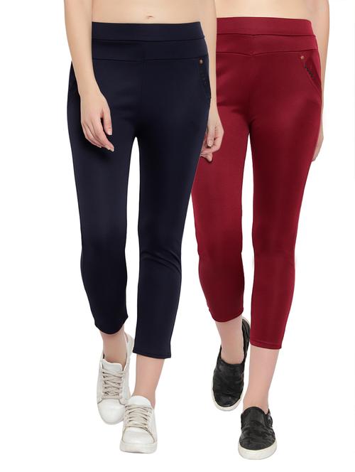 Set Of 2 Flat Front Trousers Trouser - 17874185 - Very Small Image - 1