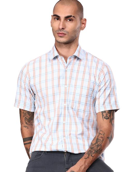 light blue checkered casual shirt - 17875527 - Very Small Image - 1