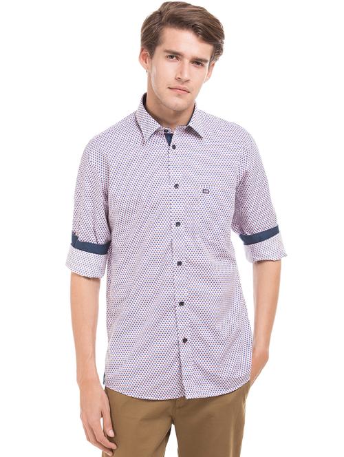 white printed casual shirt - 17875556 - Very Small Image - 1
