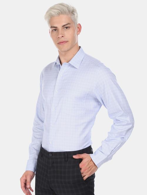 mens checks formal shirt - 17876078 - Very Small Image - 1