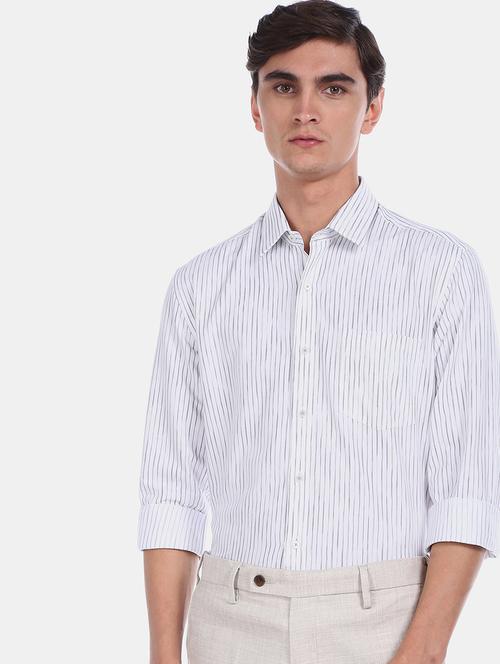 white striped formal shirt - 17876120 - Very Small Image - 1