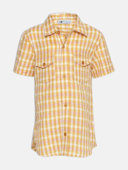 yellow checkered shirt - 17876341 - Very Small Image - 1