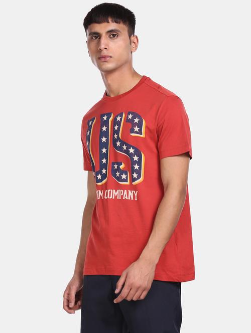 red printed t-shirt - 17876725 - Very Small Image - 1