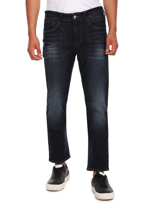 blue light washed denim jeans - 17883009 - Very Small Image - 1