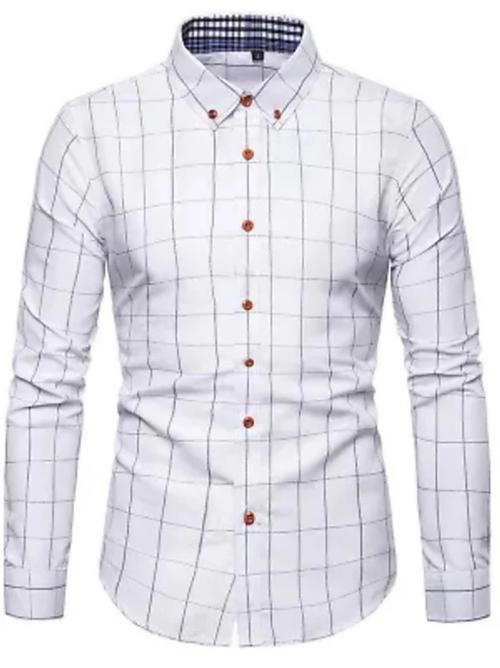white cotton formal shirt - 17885734 - Very Small Image - 1