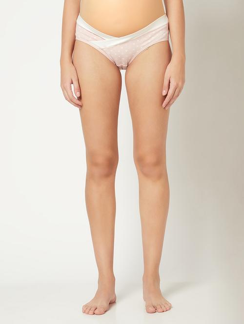 pink printed maternity wear panty - 17885762 - Very Small Image - 1