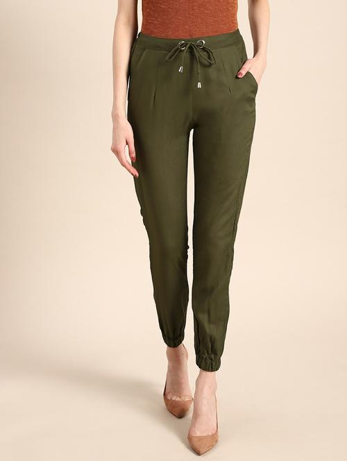 drawstring waist jogger  trouser - 17885911 - Very Small Image - 1