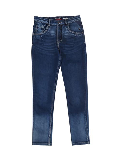 blue washed denim jeans - 17886755 - Very Small Image - 1