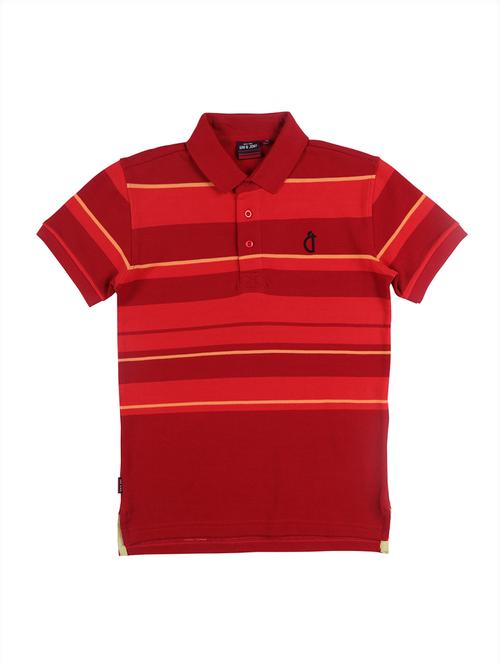 polo neck striped  t-shirt - 17887010 - Very Small Image - 1