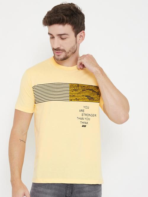 yellow striped t-shirt - 17887132 - Very Small Image - 1
