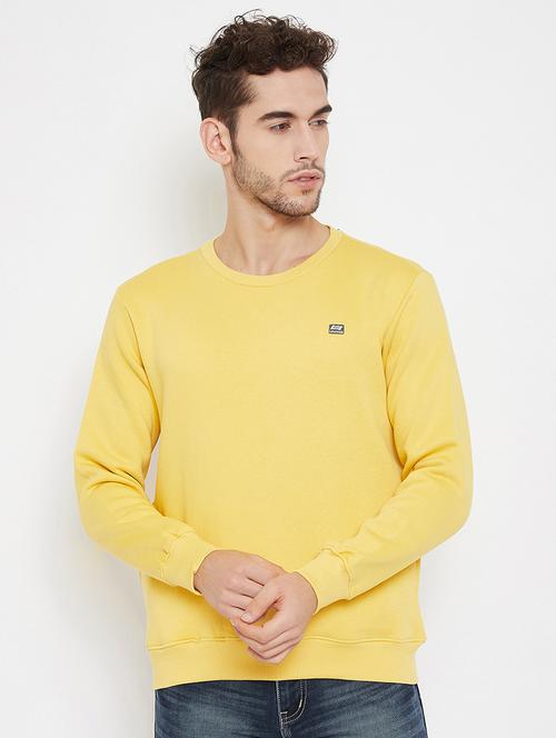 yellow solid sweatshirt - 17887341 - Very Small Image - 1