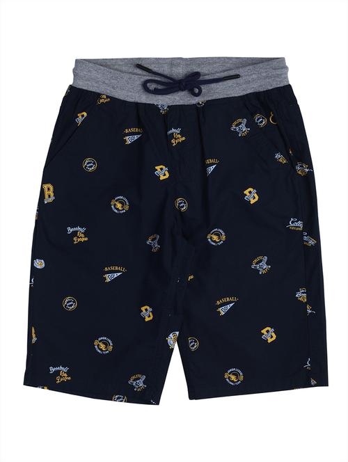 navy blue printed three fourth - 17887483 - Very Small Image - 1