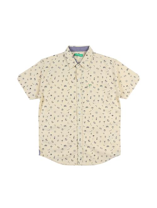 yellow printed  shirt - 17887841 - Very Small Image - 1