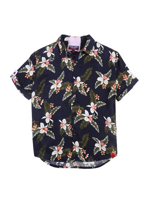 blue floral shirt - 17887864 - Very Small Image - 1