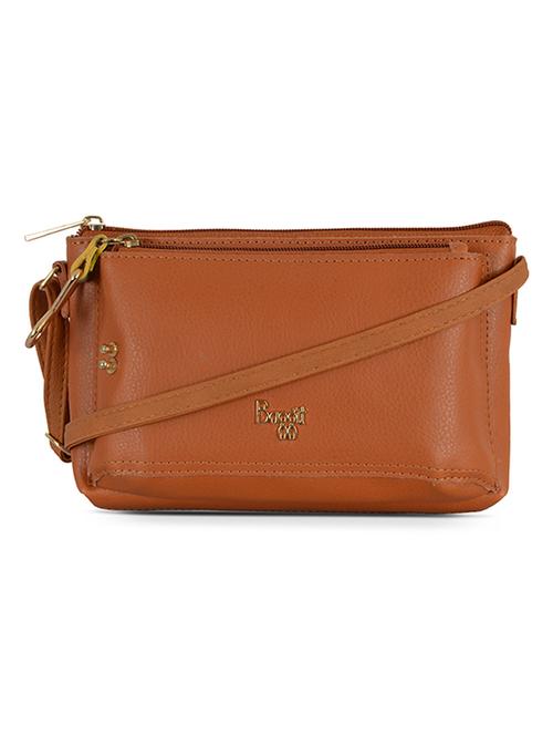 tan pvc sling bag - 17888099 - Very Small Image - 1