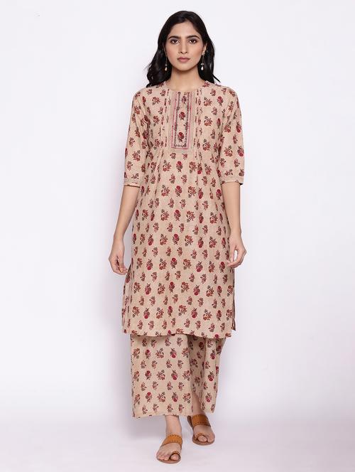women's straight kurta - 17888263 - Very Small Image - 1