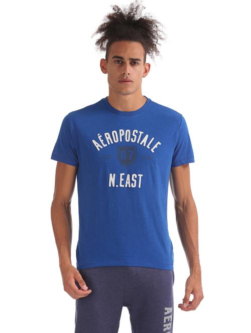 blue printed t-shirt - 17889238 - Very Small Image - 1
