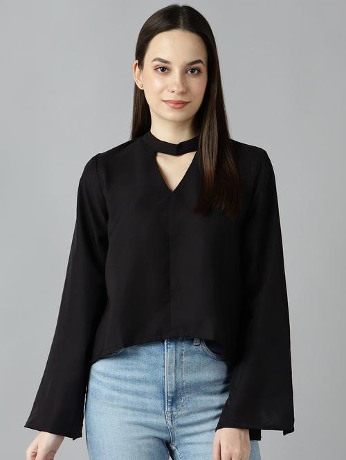 choker neck solid top - 17889780 - Very Small Image - 1