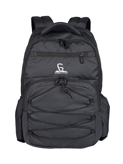 dark grey cotton polyester blend backpack - 17892511 - Very Small Image - 1