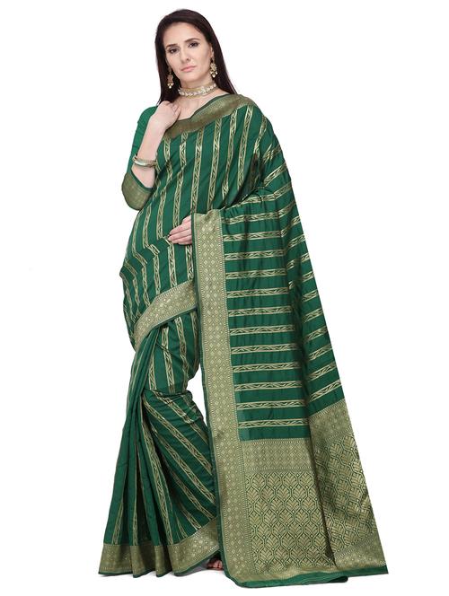 jacquard banarasi saree - 17893532 - Very Small Image - 1