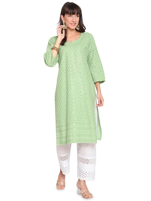 solid straight kurta - 17894234 - Very Small Image - 1