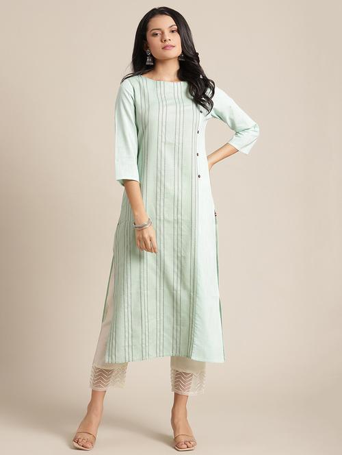 solid straight kurta - 17895168 - Very Small Image - 1