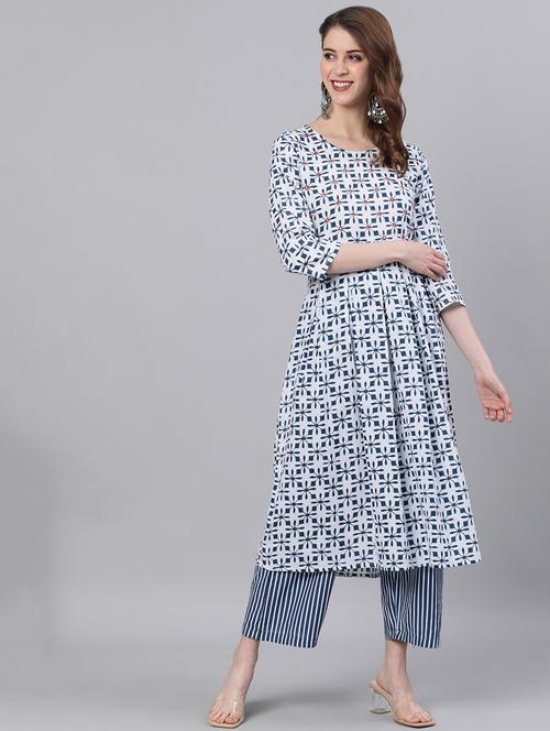 women's flared kurta - 17895899 - Very Small Image - 1
