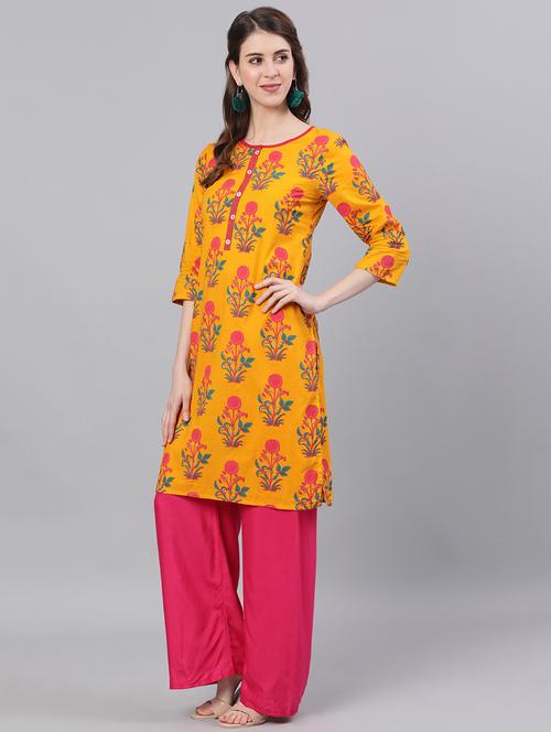 women's straight kurta - 17895911 - Very Small Image - 1