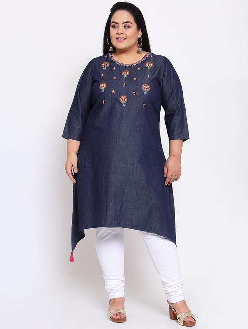 women's asymmetric kurta - 17896435 - Very Small Image - 1