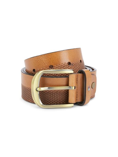 tan solid leather belt - 17896671 - Very Small Image - 1
