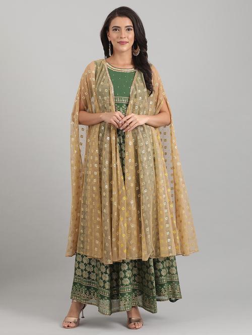 self design skirt top set - 17900611 - Very Small Image - 1