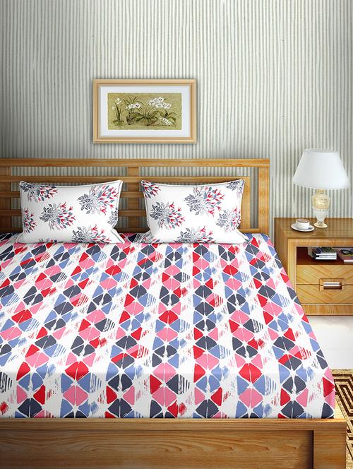 multi colored cotton bedsheet - 17901149 - Very Small Image - 1