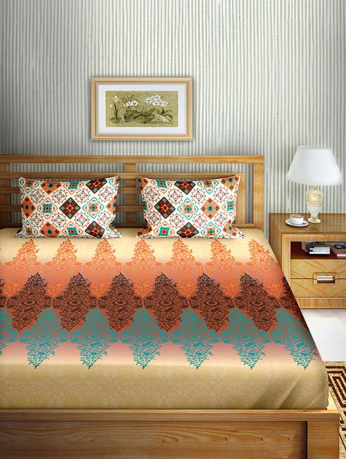 yellow cotton bedsheet - 17901174 - Very Small Image - 1