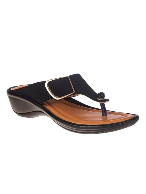 Black Slip On Sandal - 17902142 - Very Small Image - 1