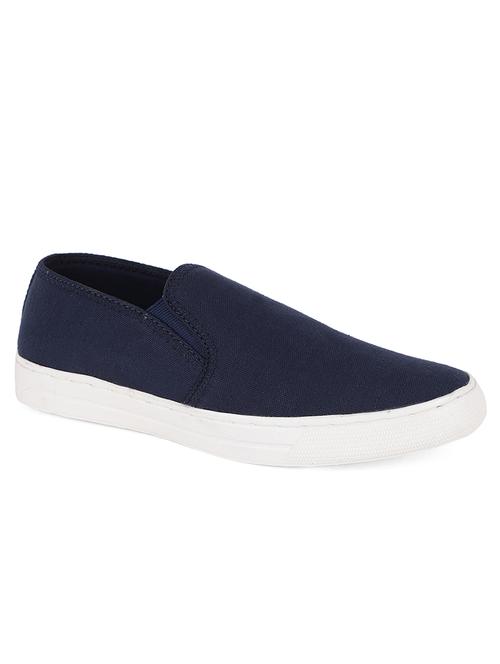 navy slip on shoe - 17904026 - Very Small Image - 1