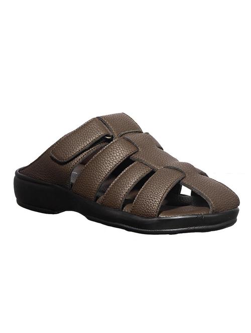 brown slip on sandal - 17904077 - Very Small Image - 1