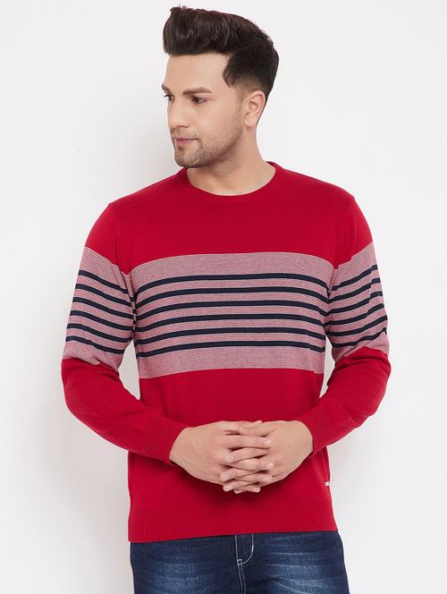 red striped pullover - 17905031 - Very Small Image - 1