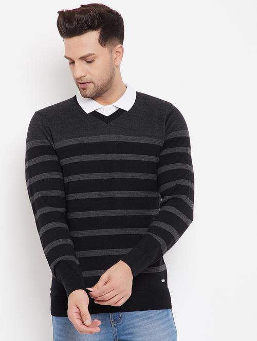 black striped pullover - 17905041 - Very Small Image - 1