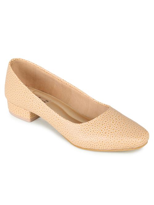 gold leatherette slip on ballerina - 17905994 - Very Small Image - 1