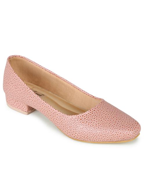 pink leatherette slip on ballerina - 17905995 - Very Small Image - 1