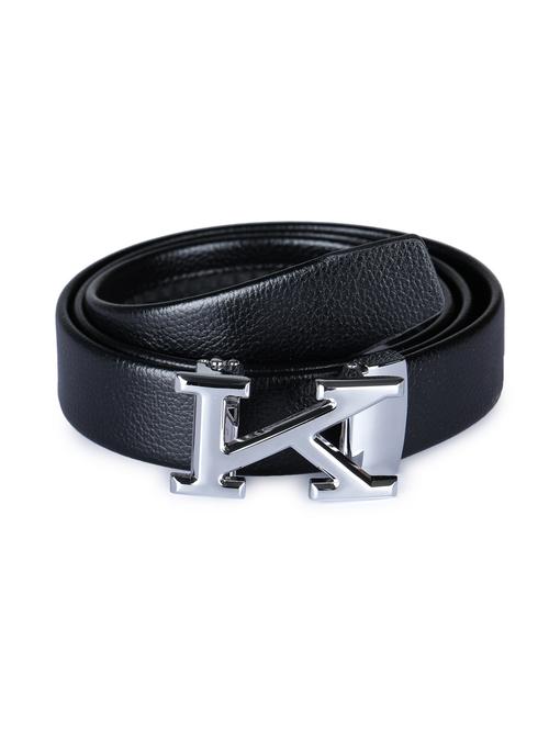 black leatherette belt - 17907767 - Very Small Image - 1