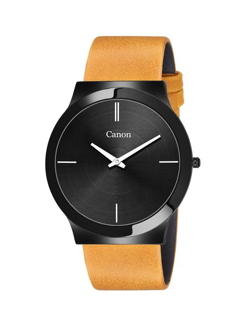 beige leatherette strap watch  - 17909633 - Very Small Image - 1