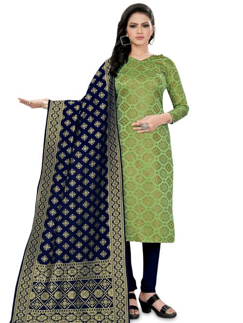 jacquard unstitched suit   - 17910654 - Very Small Image - 1
