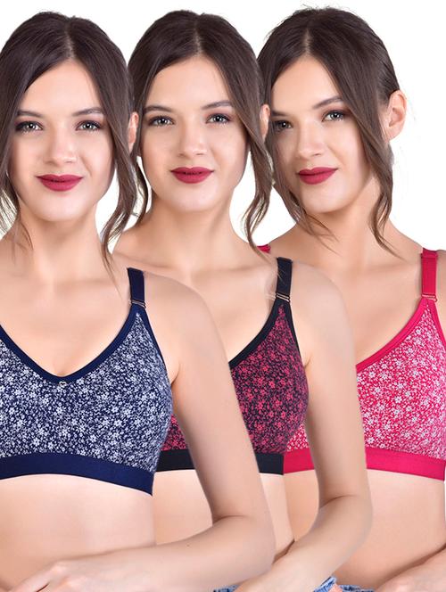 set of 3 printed minimizer bra - 17910827 - Very Small Image - 1