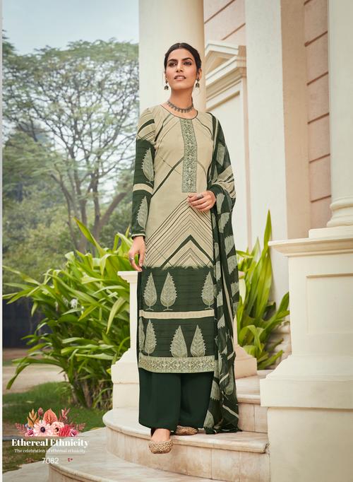 vishwam fancy premium crepe embroidered salwar  - 17911071 - Very Small Image - 1