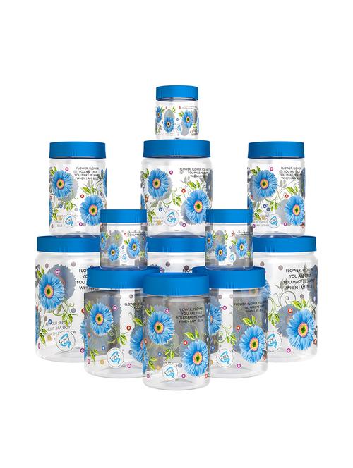 print magic container blue pack of 12 - 2000ml (3 pcs), 1000ml (3 pcs), 750ml (3 pcs), 200ml (3 pcs) - 17911587 - Very Small Image - 1